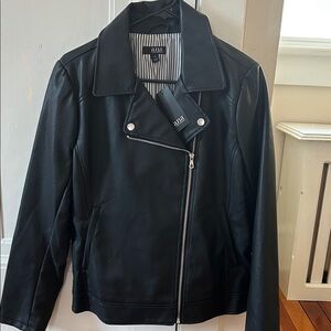 a.n.a Black faux Leather Jacket
